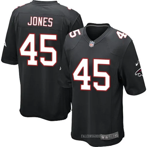 Game Deion Jones Men's Atlanta Falcons Black Alternate Jersey - Nike