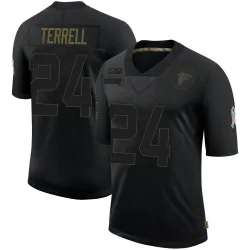 Nike Men's A.J. Terrell Atlanta Falcons NFL Game Jersey, Black, Size: Large, Polyester